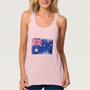 Australia Flag Fadeout Tank Top