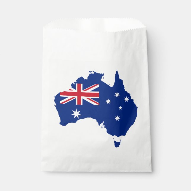 Australia flag favor bag (Front)