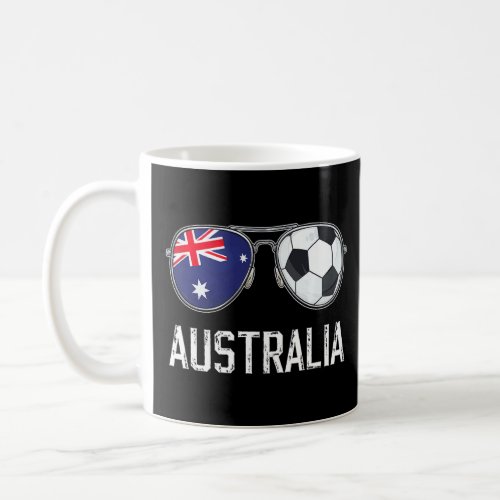 Australia Flag  Football Sunglass Australian Fan  Coffee Mug