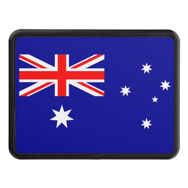 Australia Flag for Hitch Trailer Hitch Cover (Front)