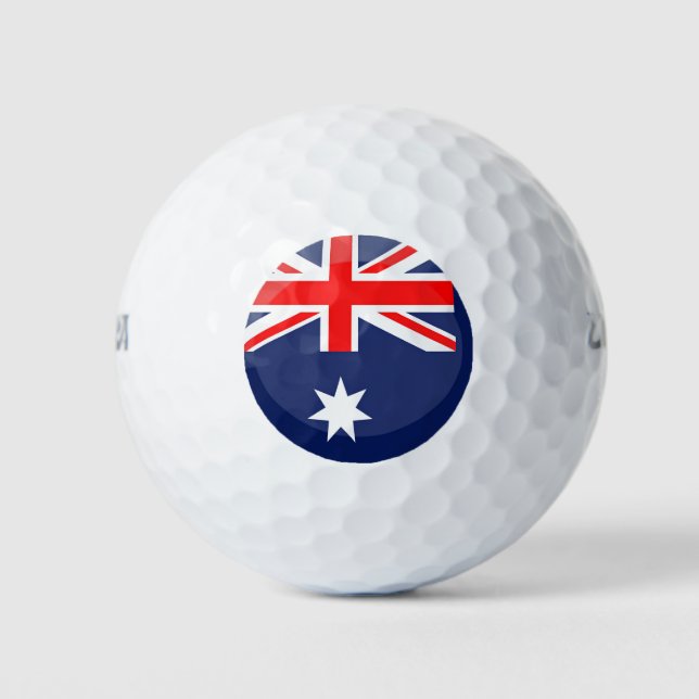 Australia flag golf balls (Front)