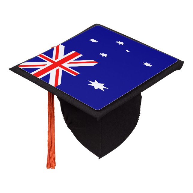 Australia Flag Graduation Cap Topper (Angled)