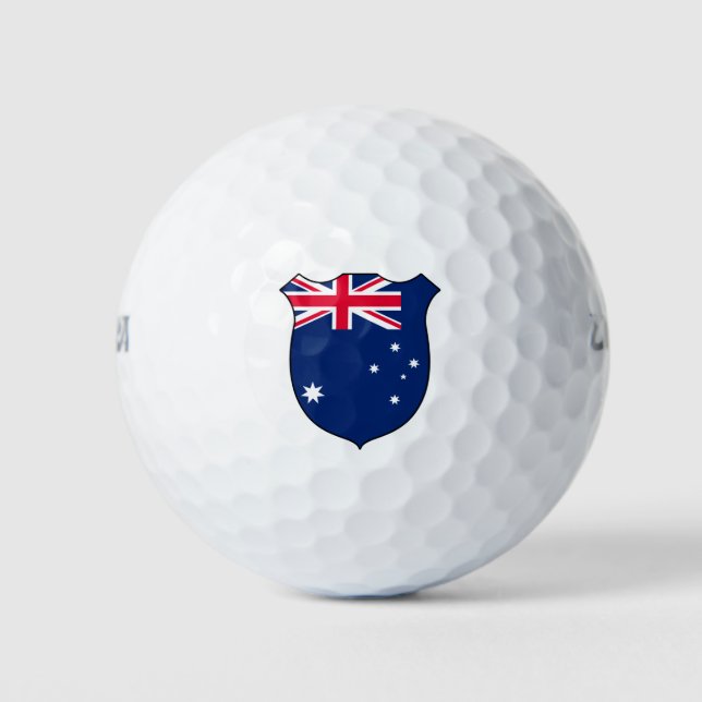 Australia Flag Grand Patriotic Golf Balls (Front)