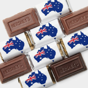 Australia flag hershey's miniatures