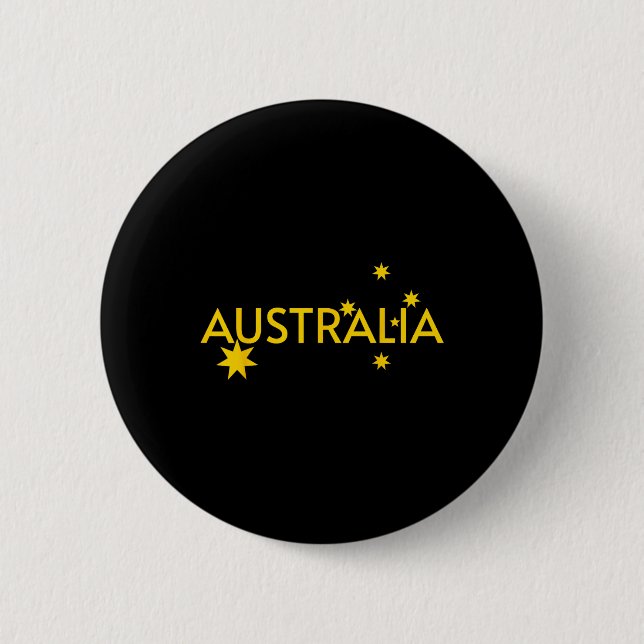 Australia Flag Jersey  Button (Front)