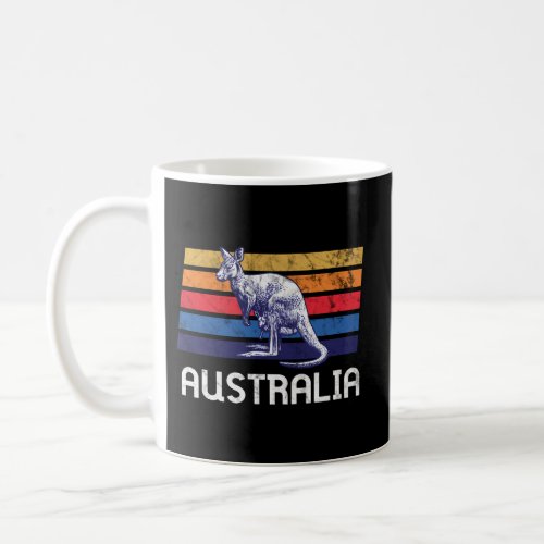 Australia Flag Kangaroo Soccer Marsupial Aussie Coffee Mug