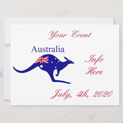 Australia Flag Kangaroo Thunder_Cove