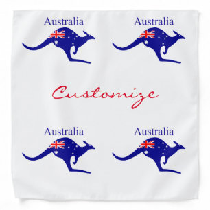 Australia Flag Kangaroo Thunder_Cove Bandana