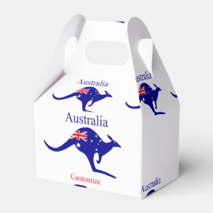 Australia Flag Kangaroo Thunder_Cove Favor Boxes