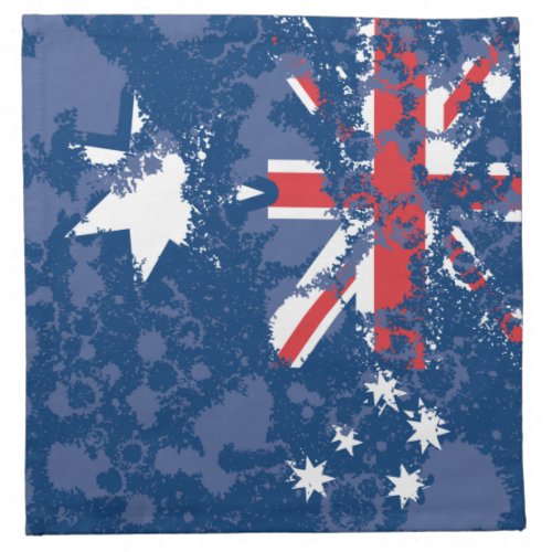 AUSTRALIA FLAG KCALIMA effect by Masanser Cloth Napkin