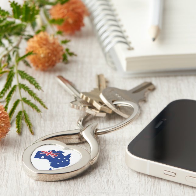 Australia flag keychain (Side)