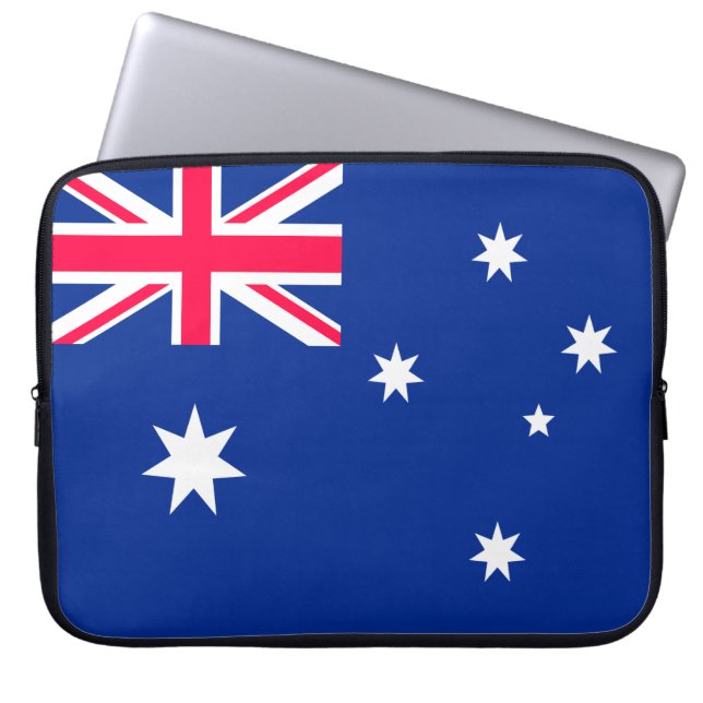 Australia Flag Laptop Sleeve (Front)