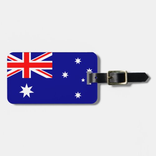 Australia flag luggage tag