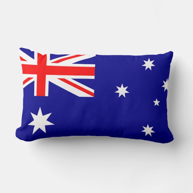 Australia Flag Lumbar Pillow (Front)