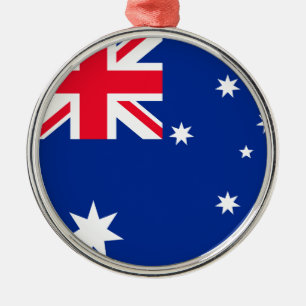 Australia Flag Metal Ornament