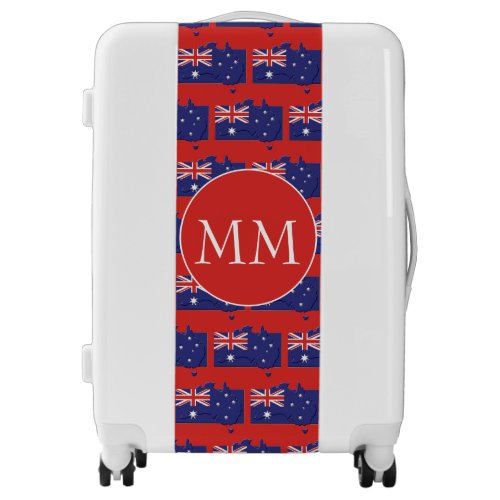 AUSTRALIA Flag  Monogram Luggage