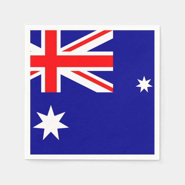 Australia Flag Napkins (Front)