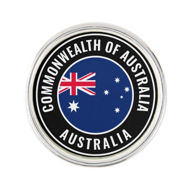 Australia Flag Patriotic Lapel Pin (Front)