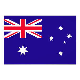 Australia Flag Photo Print