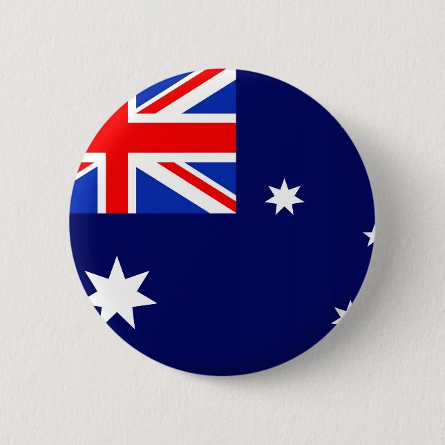 Australia Flag Pinback Button (Front)