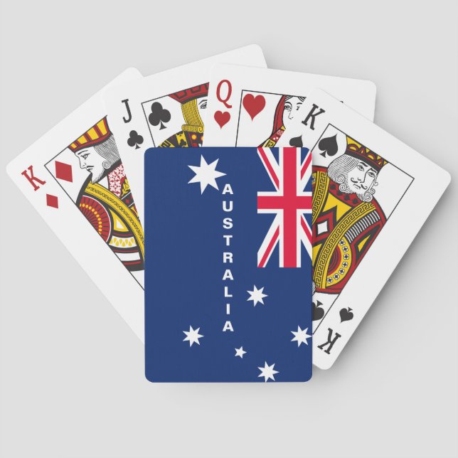 Australia Flag playing cards (Back)