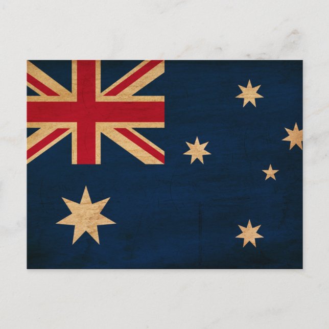 Australia Flag Postcard (Front)