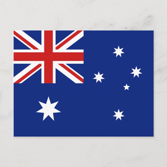 Australia Flag Postcard (Front)