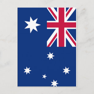 Australia Flag Postcard