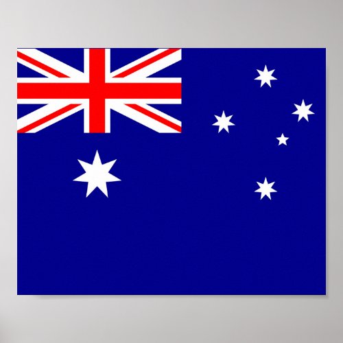 Australia Flag Poster