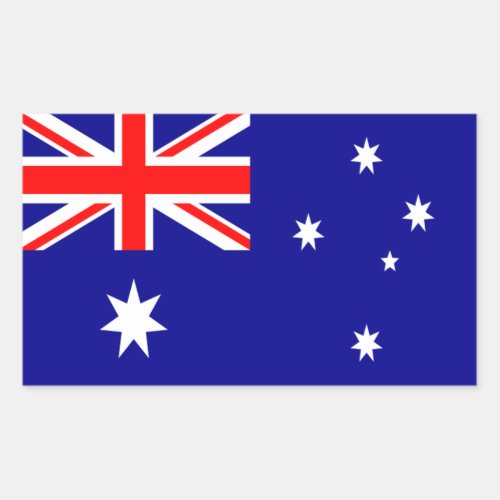 Australia Flag Rectangle Sticker