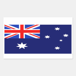Australia Flag Rectangular Sticker