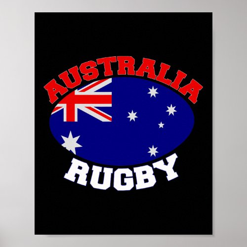 Australia Flag Rug  Poster