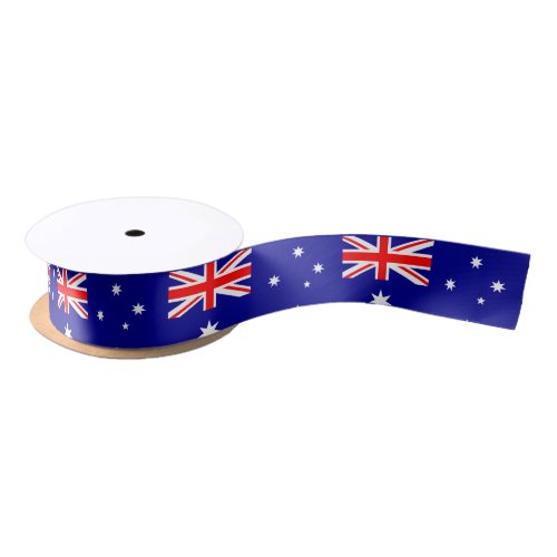 Australia Flag Satin Ribbon