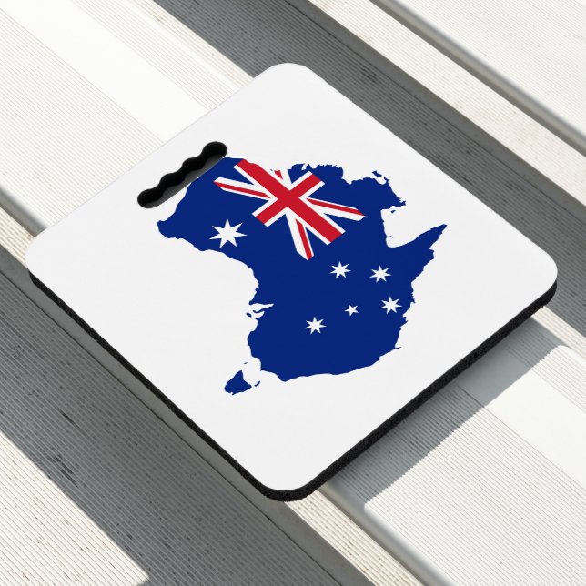 Australia flag seat cushion (In Situ)
