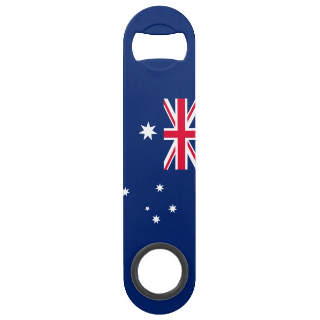 Australia Flag Speed Bottle Opener (Back)