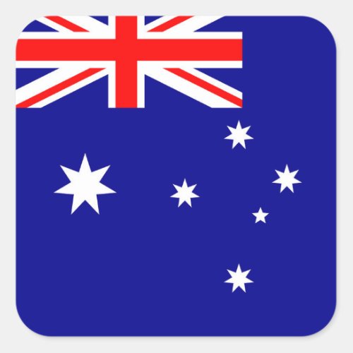 Australia Flag Square Sticker