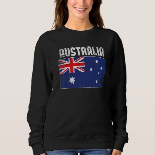 Australia Flag Straya Outback Sydney Melbourne Koa Sweatshirt