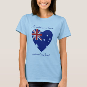 Australia Flag Sweetheart T-Shirt