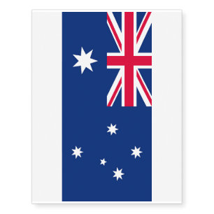 Australia Flag Temporary Tattoos