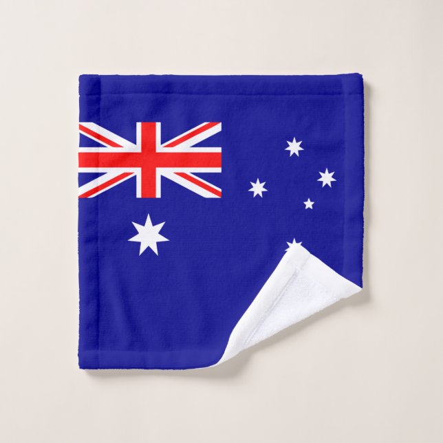 Australia Flag Towel (Wash Cloth)