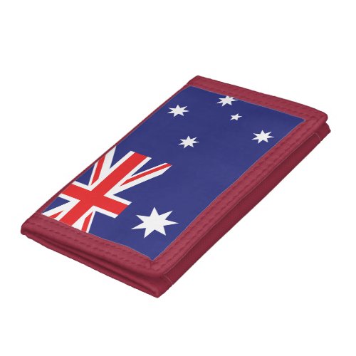 Australia flag trifold wallet