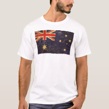 Australia Flag Vintage Design Men's White