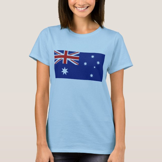 Australia Flag x Map T-Shirt (Front)