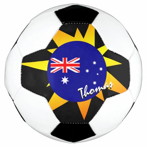 Australia Football  Australian Flag  BANG Soccer Ball