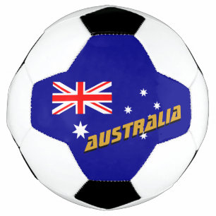 Australia Football & Australian Flag / Sport Soccer Ball