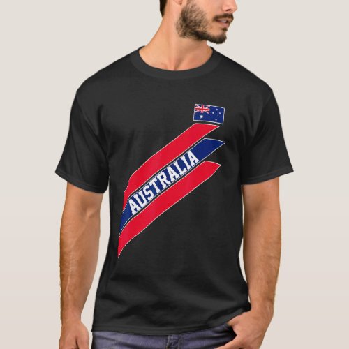 Australia Football Supporter Visitor Australian So T_Shirt