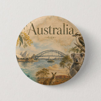 Australia for lovers of Australia Button