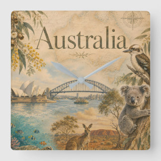 Australia for lovers of Australia Square Wall Clock