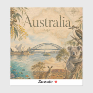 Australia for lovers of Australia Sticker