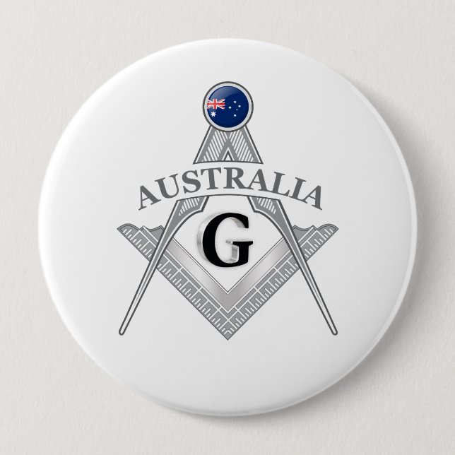 Australia freemasonry sign button (Front)